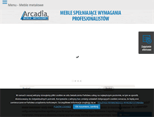 Tablet Screenshot of meble-arcadia.com